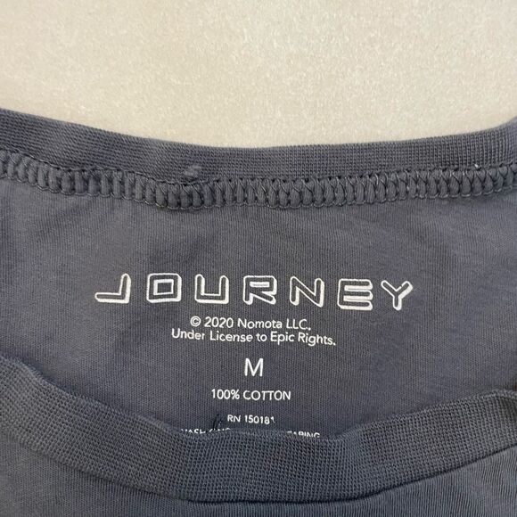 Journey Departure Graphic T-shirt Women Medium Blue Short Sleeve Music - Picture 4 of 5